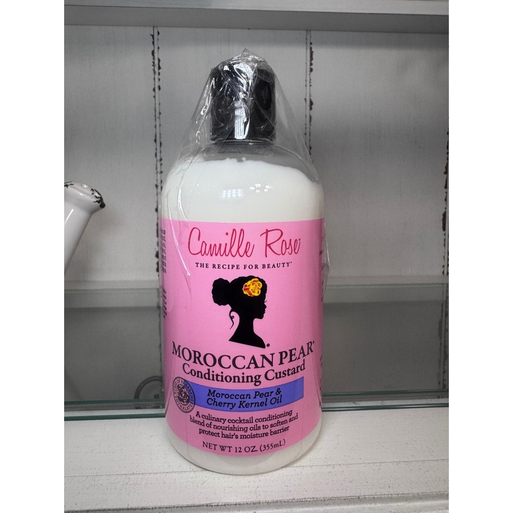Camille Rose Moroccan Pear Conditioning Custard 12 oz Hair Conditioner New